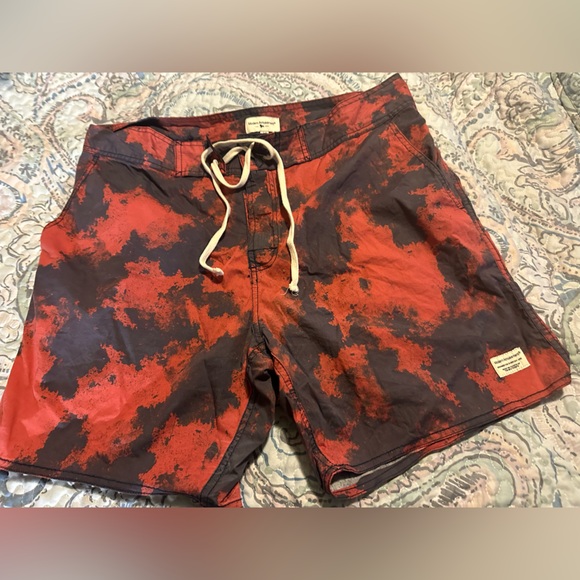 Modern Amusement Other - Modern Amusement Red and Black Board Shorts